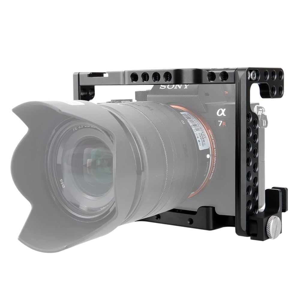 SONY - SONYミラーレスα7Ⅱ／カメラケージ【メーカー保証あり】 Amazon.co.jp: Shootvilla カメラケージ 木製サポート 上部